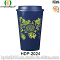 Copa plástica con aislamiento de pared doble para café caliente (HDP-2024)